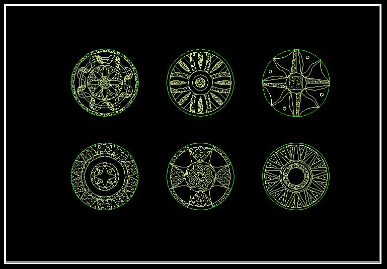 ★鋪面拼花設計Autocad模板 鋪面拼花圖塊 歐式古典鋪面拼花 鋪面拼花圖 鋪面拼花元素